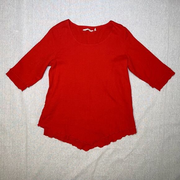 Soft Surroundings | Siesta Key Tunic in Fiery Red | Large - Picture 2 of 8